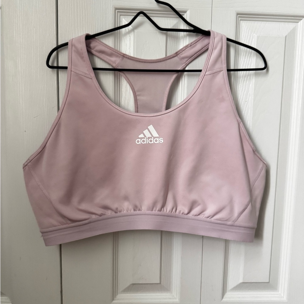 Adidas Women's Light Pink Sports Bra